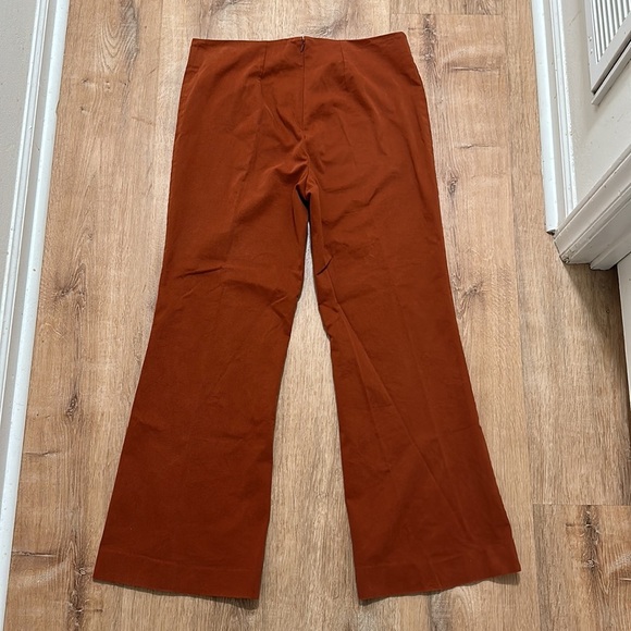 BILL BLASS | Burnt Orange Flare Pants - Picture 2 of 3
